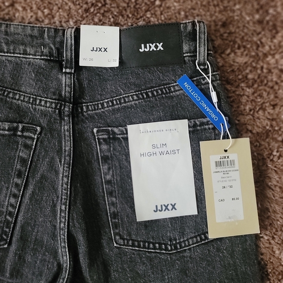 JJXX Black High Waist Skinny Jeans High-Quality Denim | Size 26 X 32 - Picture 8 of 15